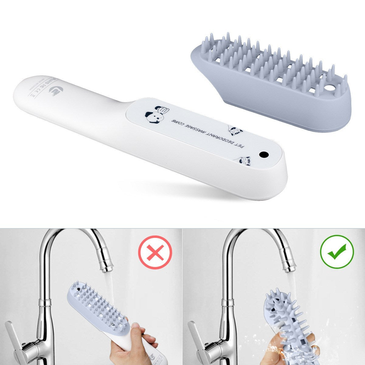 Peigne de nettoyage pour chien et chat