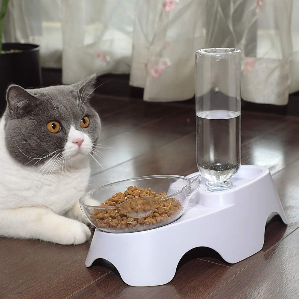2 in 1 Futter und Wasserspender für Ihre Haustiere ob Hunde oder Katzen