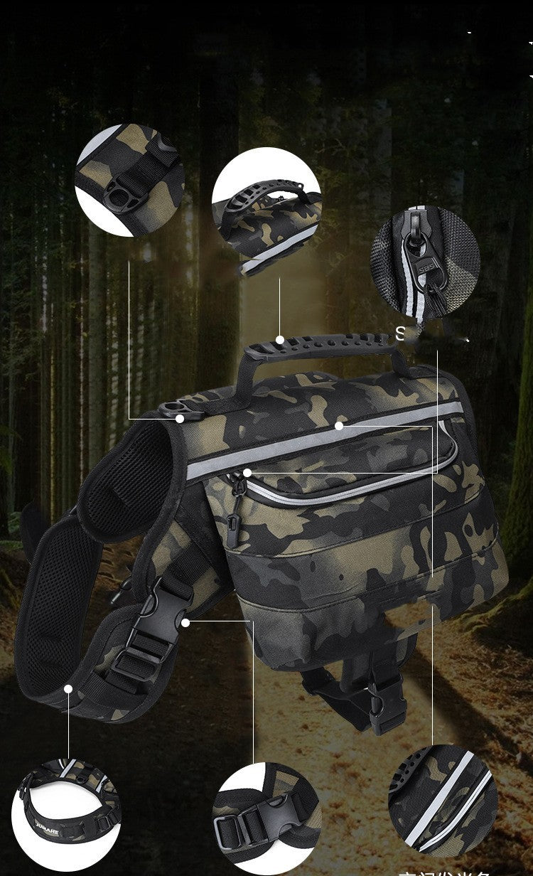Großer Outdoor-Hunderucksack für Haustiere