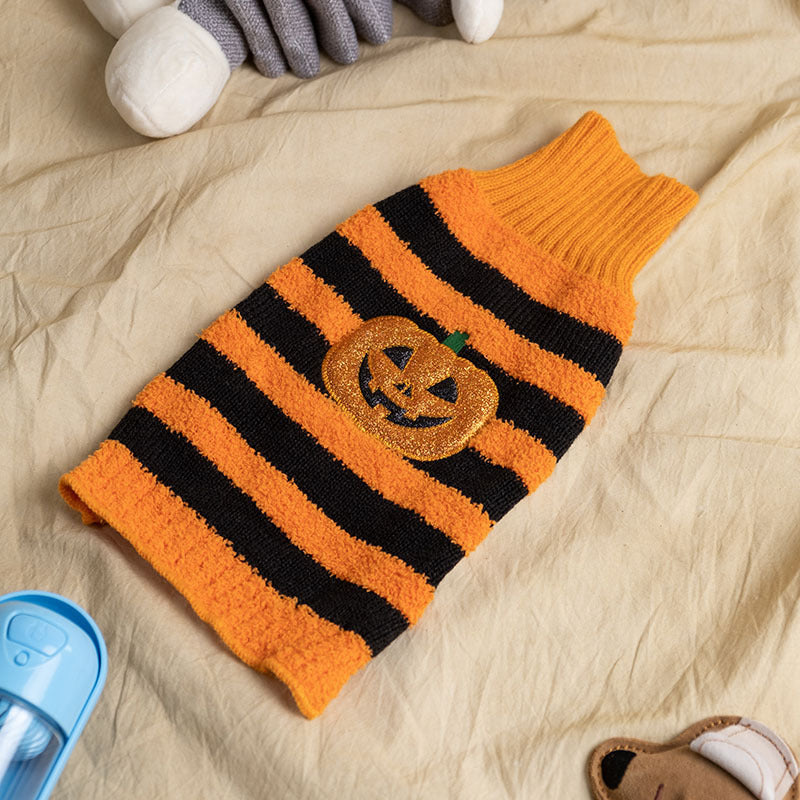 Halloween Hunde Pullover Haustier Kostüm Teddy Warm Freizeit Pullover Cosplay Kleidung für Hunde Haustiere Outfits