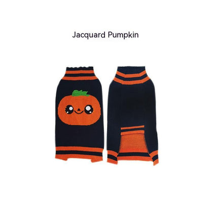 Halloween Hunde Pullover Haustier Kostüm Teddy Warm Freizeit Pullover Cosplay Kleidung für Hunde Haustiere Outfits