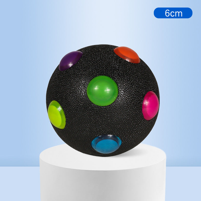 Balle interactive, lumineuse et élastique pour petit chien