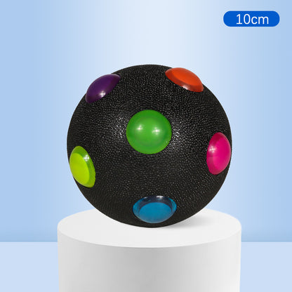 Balle interactive, lumineuse et élastique pour petit chien