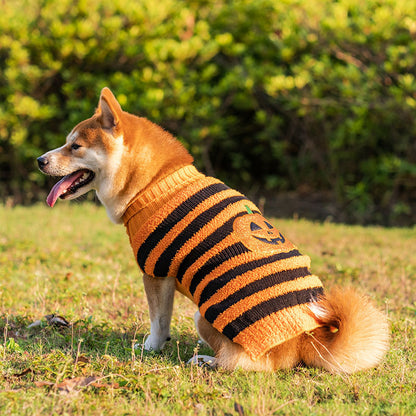 Halloween Hunde Pullover Haustier Kostüm Teddy Warm Freizeit Pullover Cosplay Kleidung für Hunde Haustiere Outfits