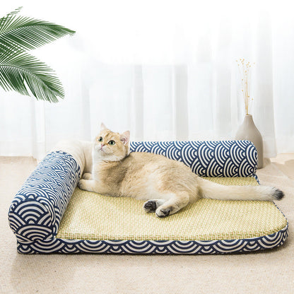 Katzenmatten zum Schlafen im Sommer Antihaft-Haarmatten für vier Jahreszeiten Haustiere