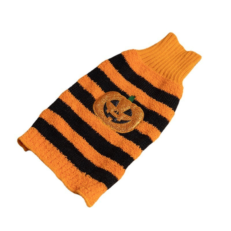 Halloween Hunde Pullover Haustier Kostüm Teddy Warm Freizeit Pullover Cosplay Kleidung für Hunde Haustiere Outfits